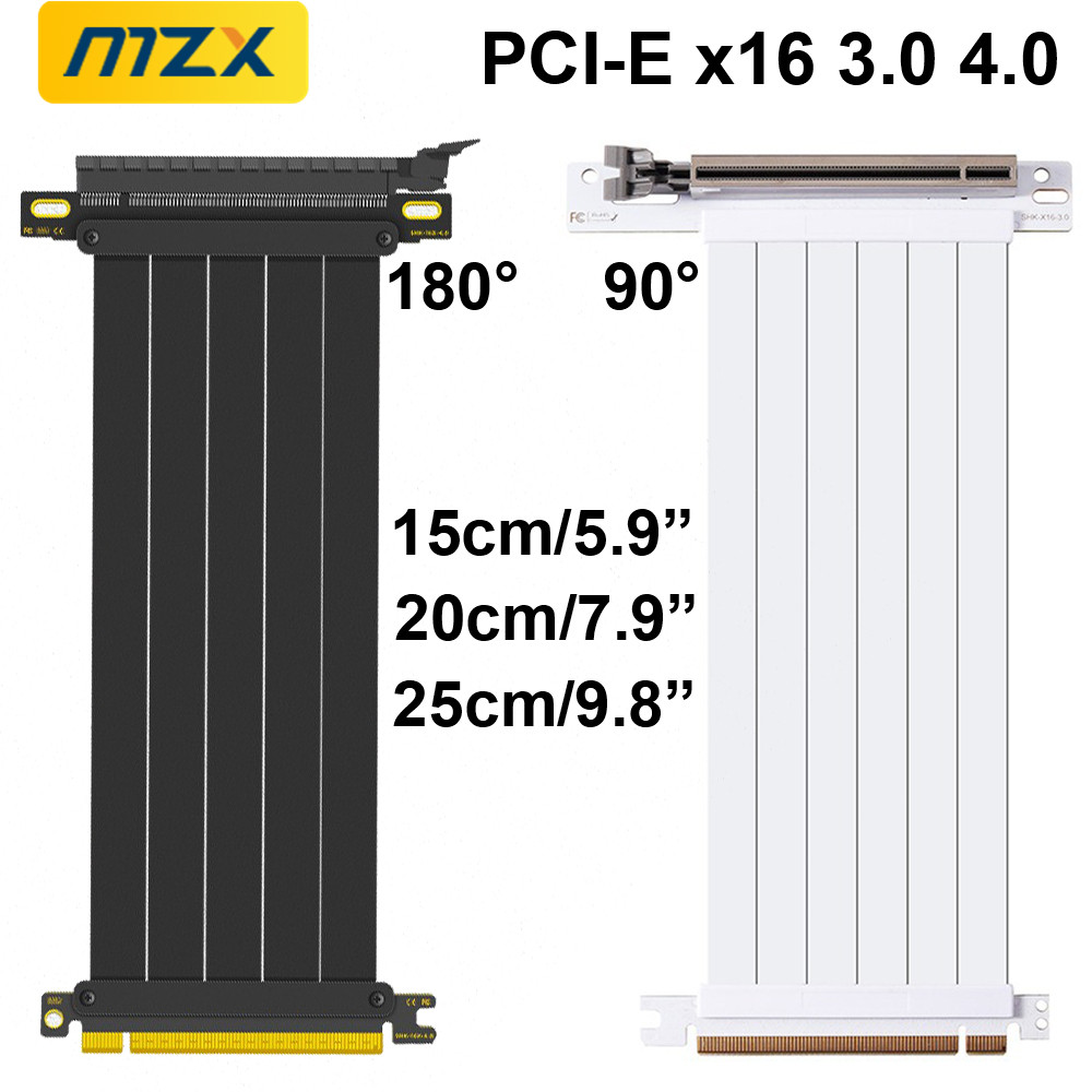 Pcie 4.0 X16 Riser Cable 90 Degree - MZX PCIE 4.0 3.0 16X كابل
