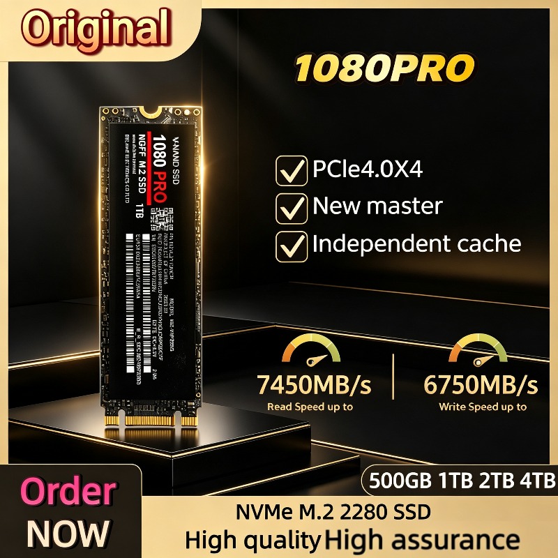 M.2 Nvme 4Tb Pcie 4.0 Ssd - قرص صلب SSD أصلي 100% طراز