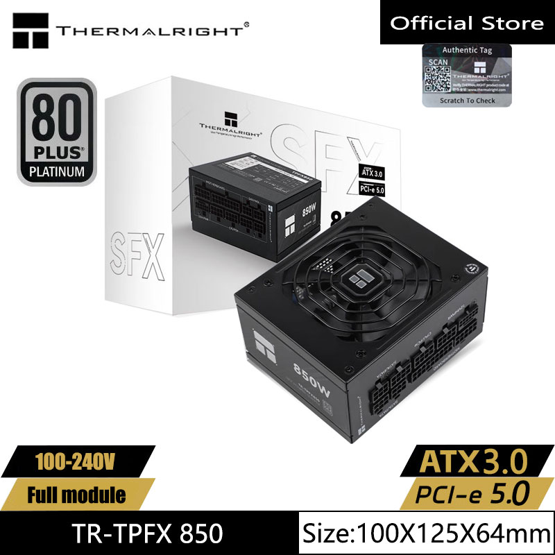 Sfx Power Supply 850W Gold - مصدر طاقة لعلبة الكمبيوتر Thermalright TR-TPFX850،