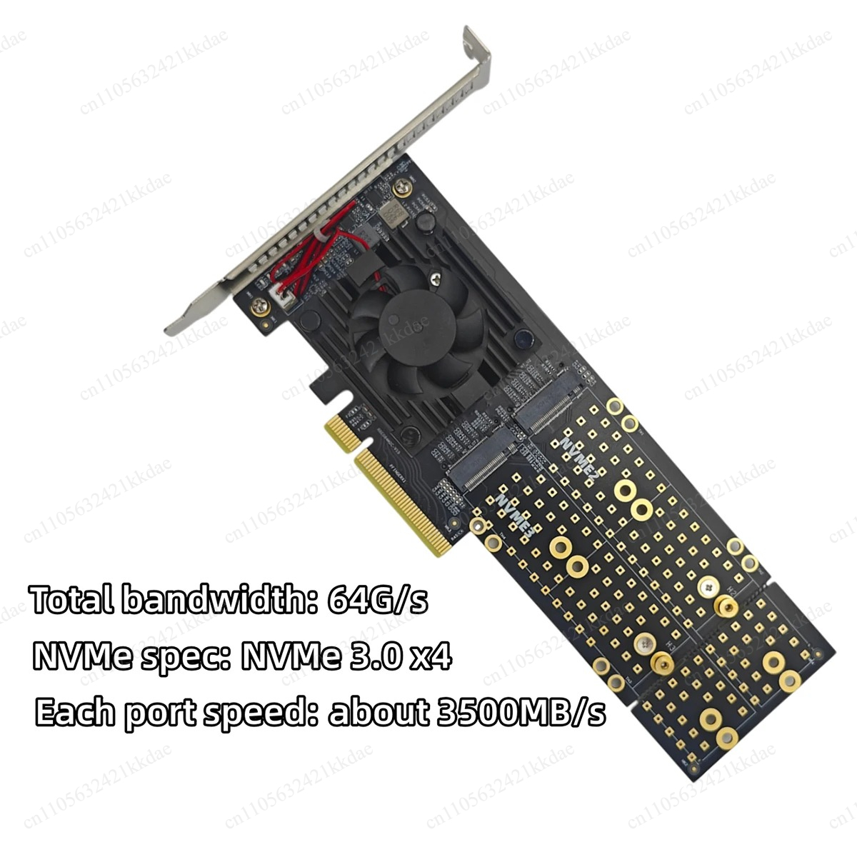 بطاقة توسعة PCIe بدون الحاجة ل - مراجعة Quad M.2 Nvme Pcie Bifurcation Card وسعره