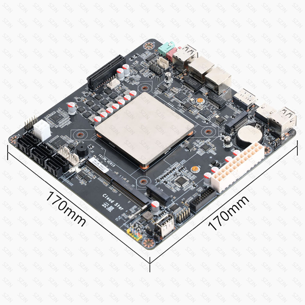 لوحة أم Mini ITX N100 N150 لتر - مراجعة Nas Motherboard N100 6 Sata وسعره