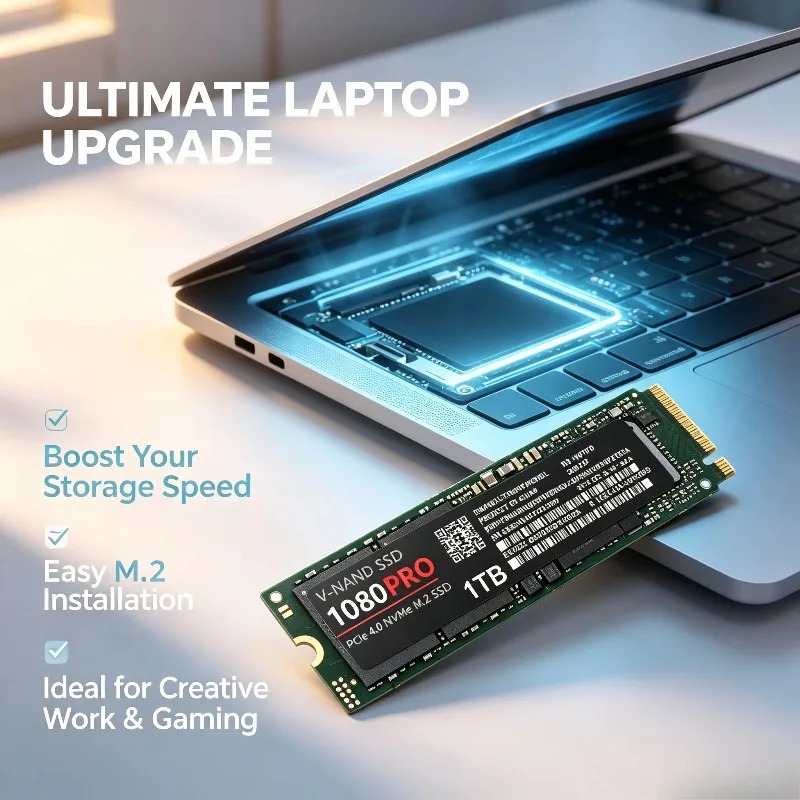 قرص SSD جديد 1080Pro بسعة 512G - مراجعة M.2 Nvme 4Tb Pcie 4.0 Ssd وسعره