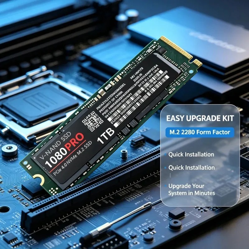 قرص SSD جديد 1080Pro بسعة 512G - مراجعة M.2 Nvme 4Tb Pcie 4.0 Ssd وسعره