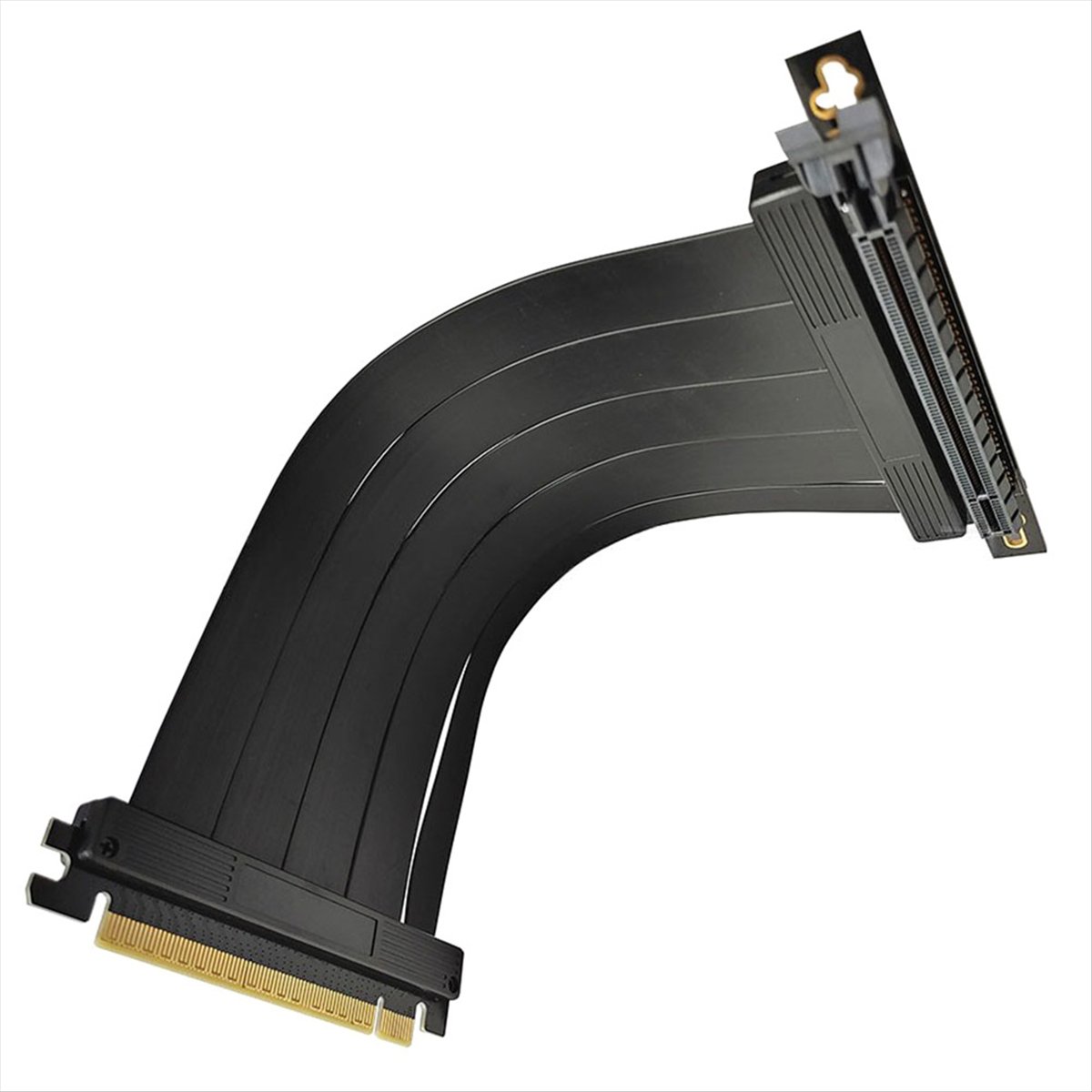 PCI-E 4.0 كابل الناهض PCIe 4.0 - مراجعة Pcie 4.0 X16 Riser Cable 90 Degree وسعره