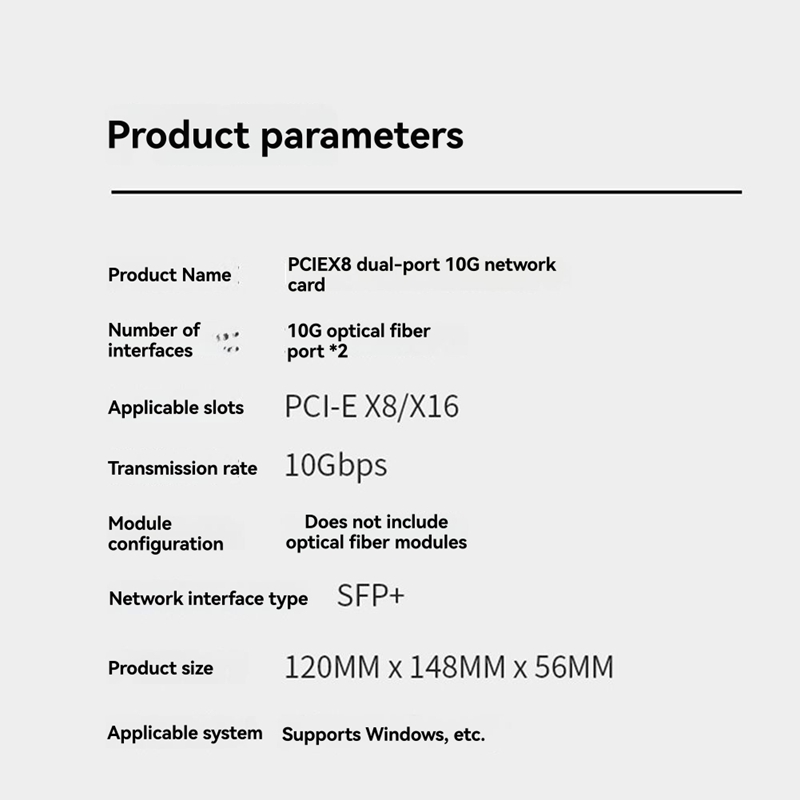 X520-DA1 10 جيجا بايت SFP + بط - مراجعة 10Gb Sfp+ Pcie Network Card Dual Port وسعره