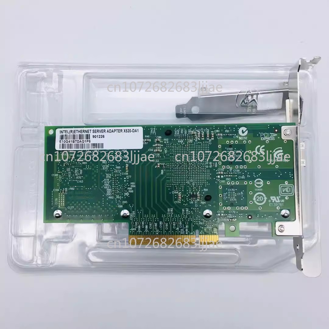 بطاقة شبكة Intel X520-DA1 10Gb - مراجعة 10Gb Sfp+ Pcie Network Card Dual Port وسعره