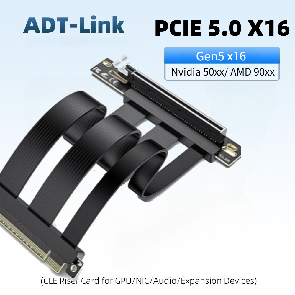 كابل رايزر PCIE 5.0 x16، مثالي - مراجعة Pcie 4.0 X16 Riser Cable 90 Degree وسعره