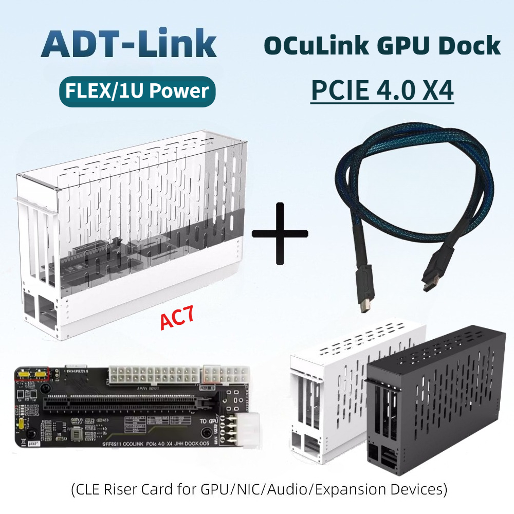 قاعدة بطاقة رسومات Oculink EGP - مراجعة External Gpu Dock Pcie 4.0 Oculink وسعره