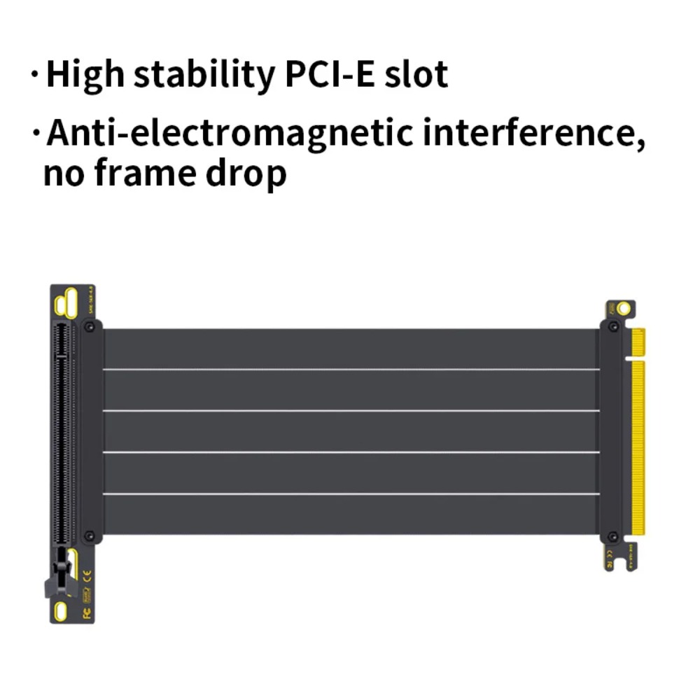 كابل رفع وحدة معالجة الرسومات  - مراجعة Pcie 4.0 X16 Riser Cable 90 Degree وسعره