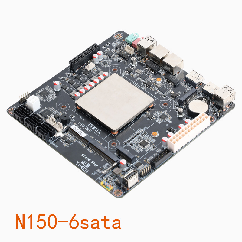 لوحة أم N100/N150 NAS DDR4 مع  - مراجعة Nas Motherboard N100 6 Sata وسعره