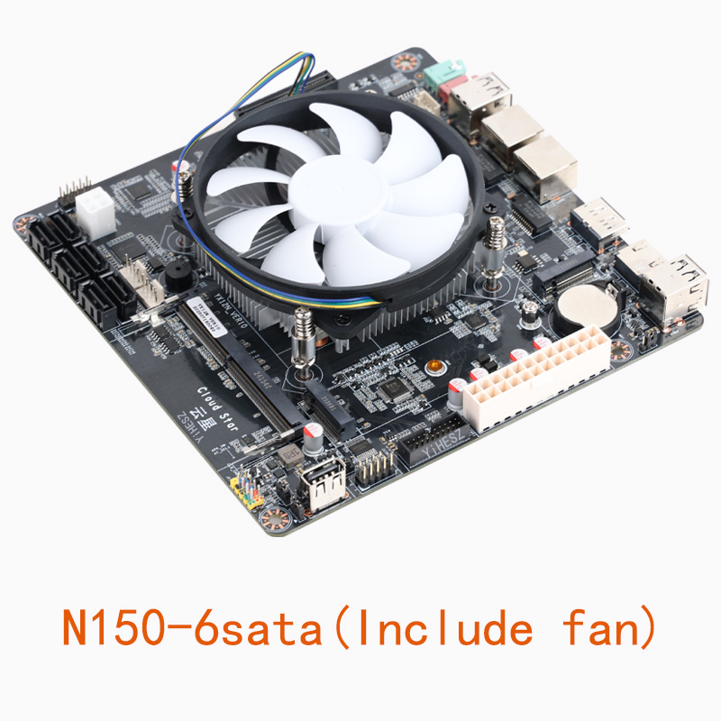 لوحة أم N100/N150 NAS DDR4 مع  - مراجعة Nas Motherboard N100 6 Sata وسعره