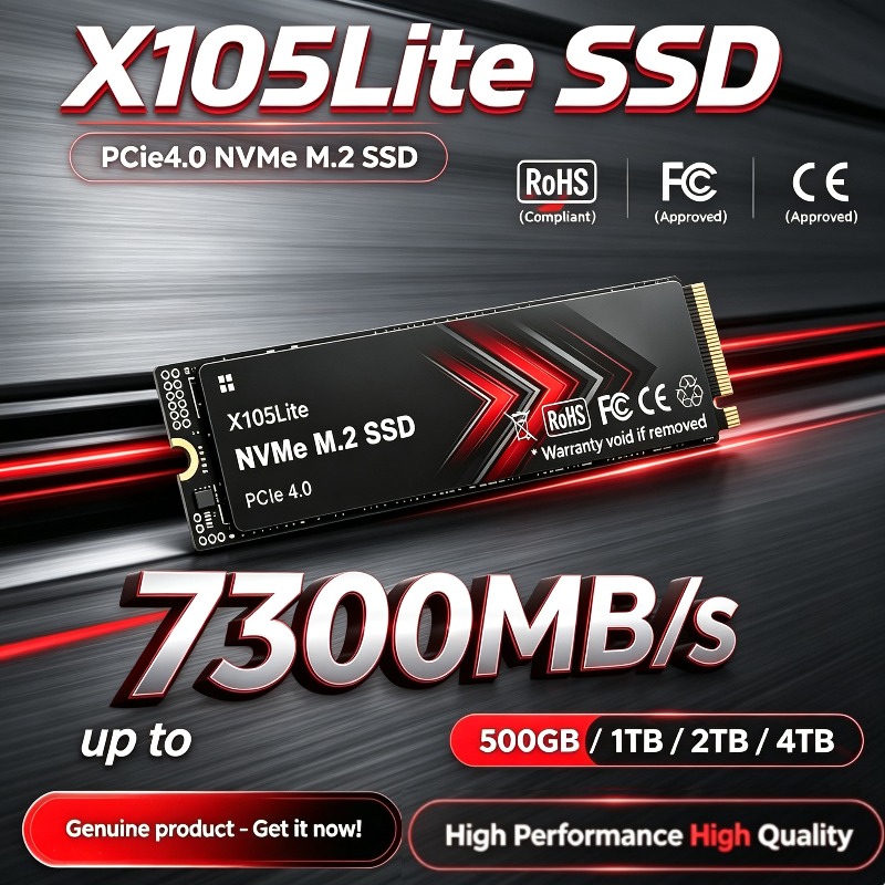 X105Lite 500GB-4TB M.2 PCIe 4. - مراجعة M.2 Nvme 4Tb Pcie 4.0 Ssd وسعره