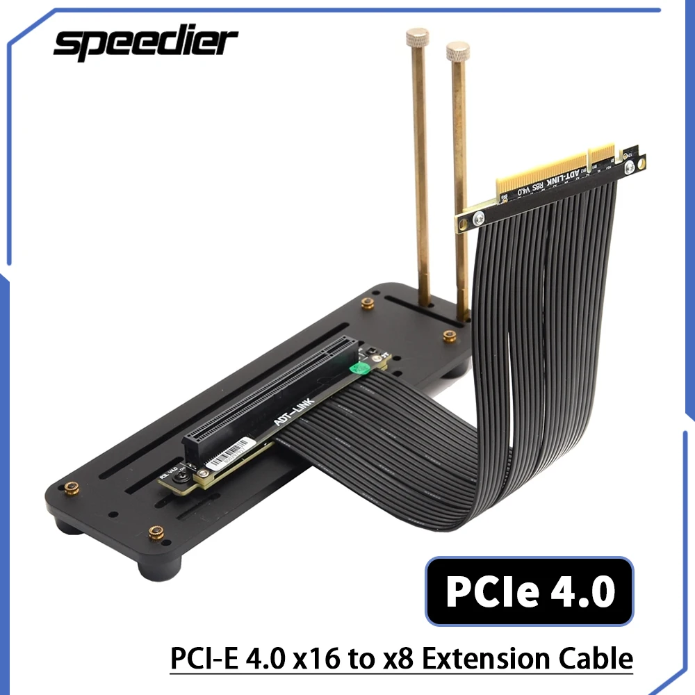 كابل Riser PCI Express 4.0 X8  - مراجعة Pcie 4.0 X16 Riser Cable 90 Degree وسعره