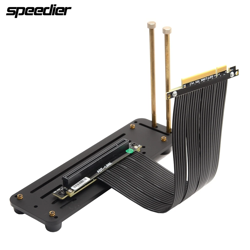 كابل Riser PCI Express 4.0 X8  - مراجعة Pcie 4.0 X16 Riser Cable 90 Degree وسعره