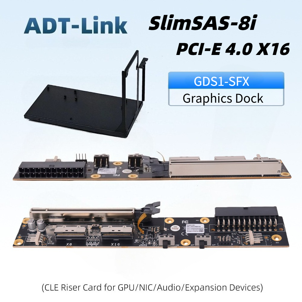 حامل بطاقة رسومات خارجية Dual  - مراجعة External Gpu Dock Pcie 4.0 Oculink وسعره