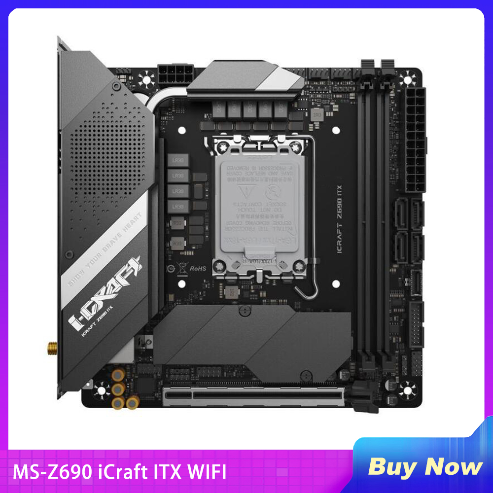اللوحة الأم الجديدة MS-Z690 iC - مراجعة Lga 1700 Ddr5 Itx Motherboard وسعره