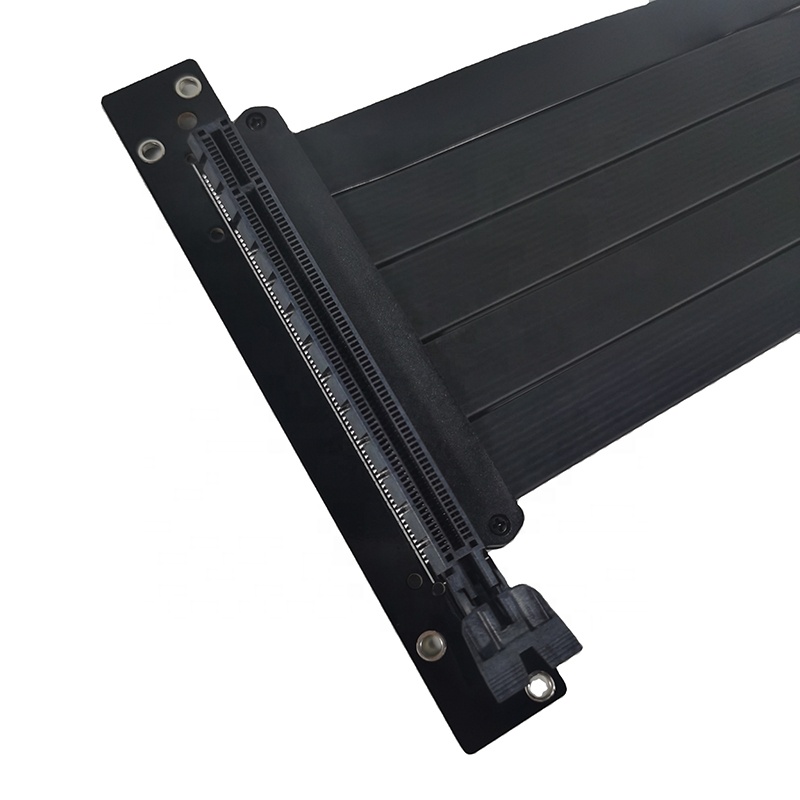 PCIE 4.0 X16 كابل الناهض عالي  - مراجعة Pcie 4.0 X16 Riser Cable 90 Degree وسعره