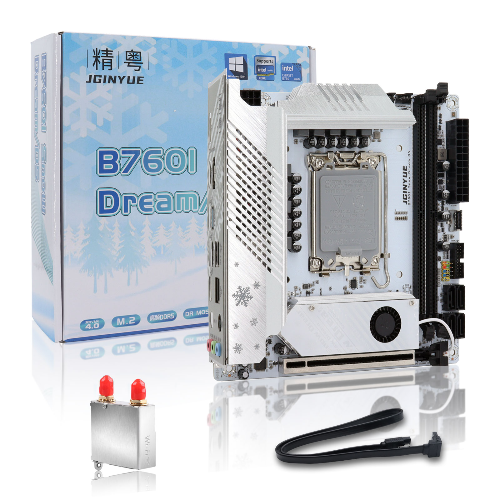 لوحة أم JGINYUE B760 Mini ITX  - مراجعة Lga 1700 Ddr5 Itx Motherboard وسعره