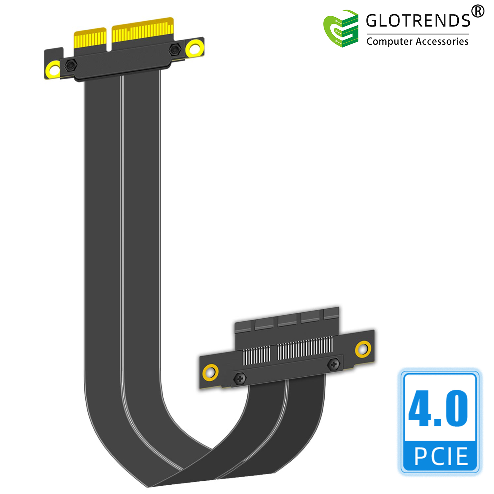 كابل رايزر PCIe 4.0 X4، بزاوية - مراجعة Pcie 4.0 X16 Riser Cable 90 Degree وسعره