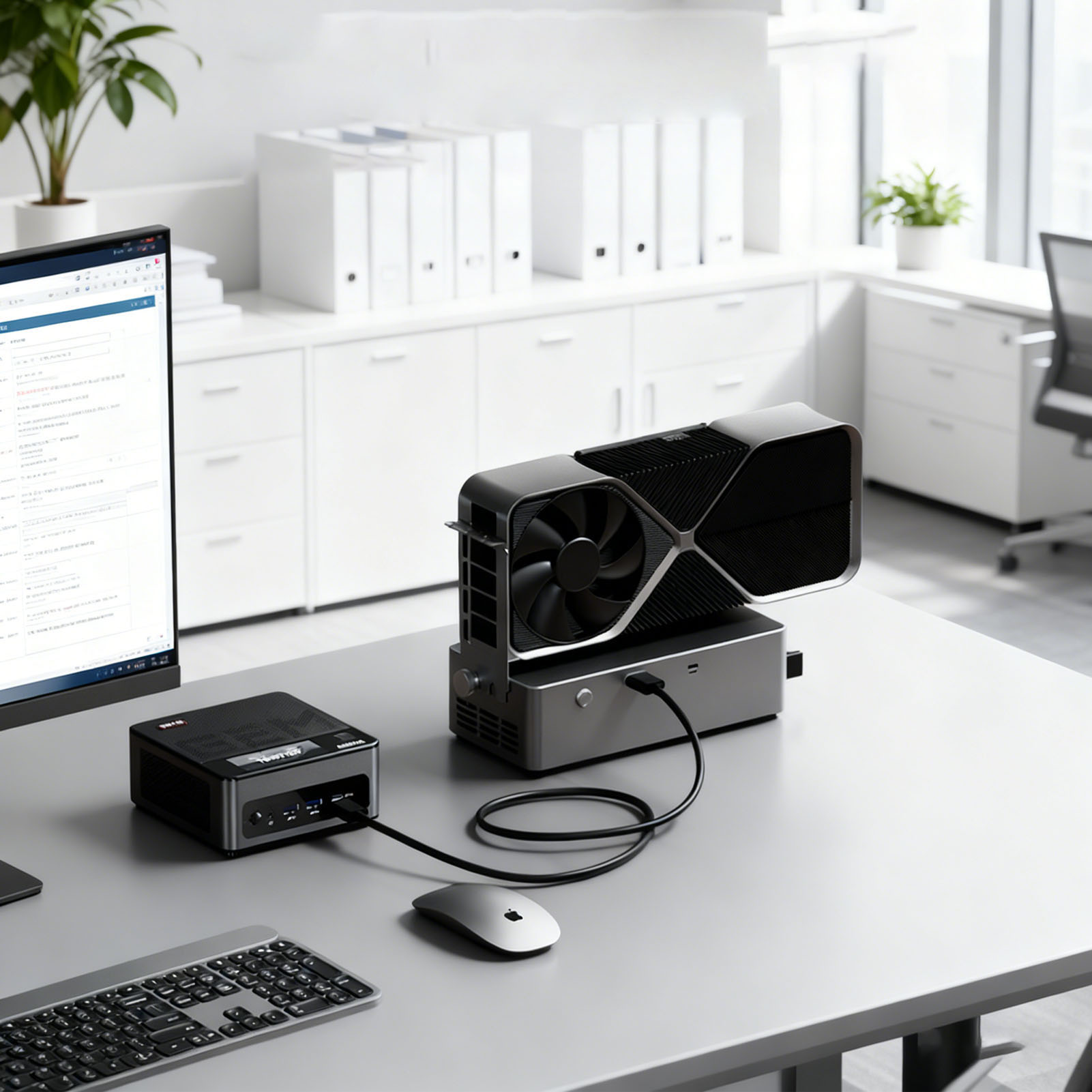 محطة إرساء وحدة معالجة الرسوما - مراجعة External Gpu Dock Pcie 4.0 Oculink وسعره
