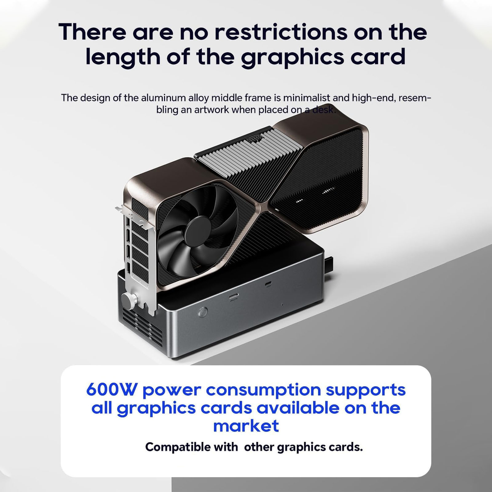 محطة إرساء وحدة معالجة الرسوما - مراجعة External Gpu Dock Pcie 4.0 Oculink وسعره