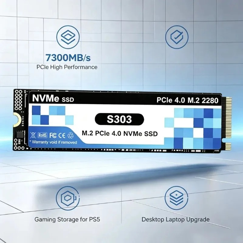 S303 PCIe 4.0 M.2 NVMe SSD بسع - مراجعة M.2 Nvme 4Tb Pcie 4.0 Ssd وسعره